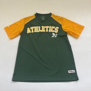 Oakland Athletics‎ A's Stitches Embroidered Jersey Pullover Size Medium